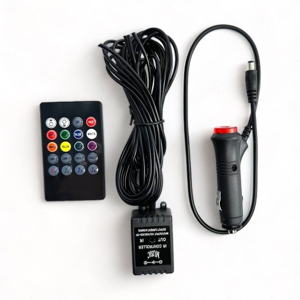 Светодиодная подсветка ног с пультом, 8 цветов, 4 режима Светодиодная подсветка ног с пультом, 8 цветов, 4 режима