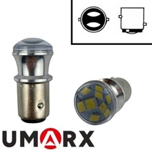 Светодиод S25 1157 (P21/5W BAY15D) 9 SMD 2835 TC CL AL 14,5V R красная