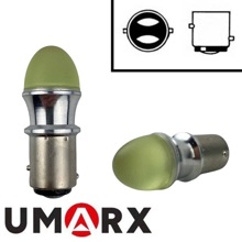 Светодиод S25 1157 (P21/5W BAY15D) 9 SMD 2835 UVL MT AL 14,5V Y желтая