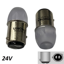 Светодиод S25 1157 (P21/5W BAZ15D) 3 SMD 5730 150 3 Chip 3W G18 W 2конт 24V