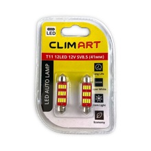 Светодиод T11 11x41 12 SMD 12V Clim Art (2шт блистер)