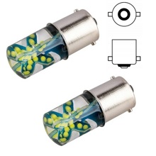 Светодиод S25 1156 (P21W BAU15S). 96 SMD с обманкой, ходовой огонь + указатель поворота 12v (2шт)