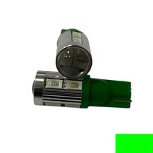 Светодиод T10 (W5W) 10 SMD 3014 зеленый 12v