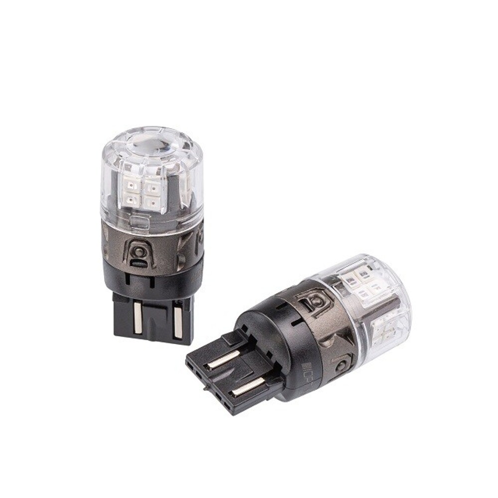 Светодиод T20 7443 (W21/5W) 1800K 200Lm оникс красная 12v (комплект 2шт) Светодиод T20 7443 (W21/5W) 1800K 200Lm оникс красная 12v (комплект 2шт)