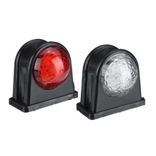 Фонарь габаритный светодиодный цвет Красный/Белый 12-24V (2шт)