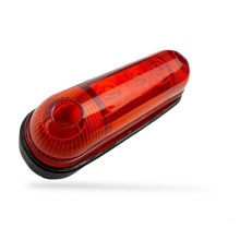 Фонарь габаритный светодиодный, выпуклый, цвет оранжевый 12-24v