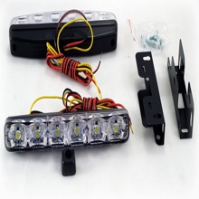 Ходовые огни светодиодные DRL-HP 6 (пластм.корпус 6 диодов с поворот.)