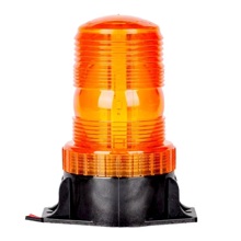 Маяк сигнальный стробоскоп желтый 12см 12-24v (1шт)