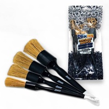 Набор кистей для детейлинга, натуральная щетина 16, 22, 27, 35мм