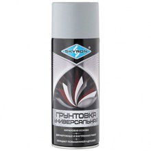 Грунтовка - аэрозоль, универсальная акриловая SKYRON, цвет серый 520 мл
