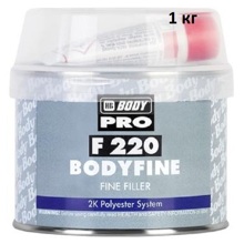 Шпатлевка полиэфирная FINE 220, 1 кг финишная