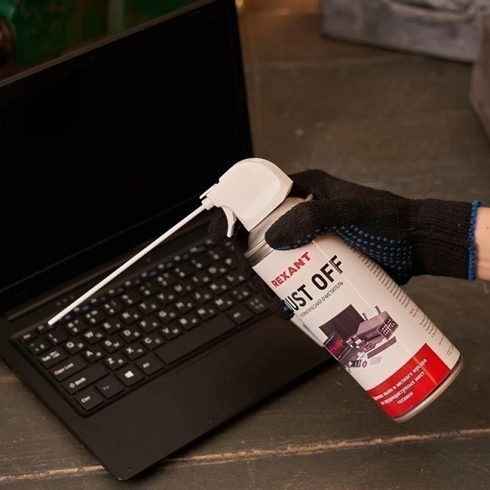 Очиститель пневматический (сжатый воздух) DUST OFF, 520 мл, аэрозоль Очиститель пневматический (сжатый воздух) DUST OFF, 520 мл, аэрозоль