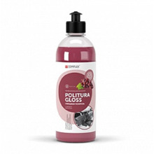 Полироль-очиститель глянцевая politura gloss для пластиковых, виниловых и кожаных изделий виноград 0,5 л /18