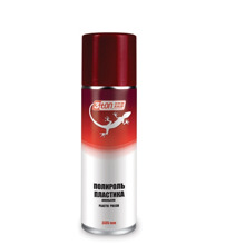 Полироль пластика Plastic polish, апельсин, аэрозоль, 335 мл