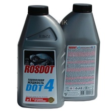 Жидкость тормозная ROSDOT 4, в п/э бутылке 0,455 (черепашка)