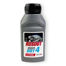 Жидкость тормозная ROSDOT 4, в п/э бутылке 0,250 (черепашка)