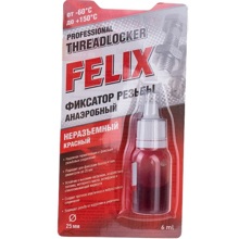 Фиксатор резьбы красный, 6мл