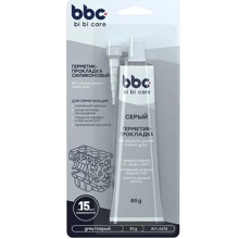 Герметик-прокладка силиконовый, серый, 85г