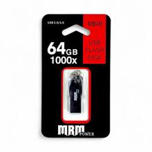 Карта памяти 64GB MB49 USB, 10Mb/s High speed, Plastic, цвет черный