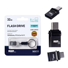 Карта памяти 32 GB MB31 USB, 10Mb/s High speed, Metal, цвет серебро