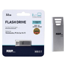 Карта памяти 32 GB MB37 USB, 10Mb/s High speed, Metal, цвет серебро
