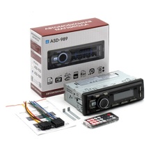 Магнитола ASD-989 FM, USB, AUX, Bluetooth, пульт