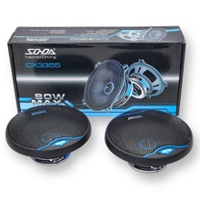 Динамики 13,34 см (5,25 дюймов) коаксиальные, круглые 80вт