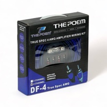 Провода для подключения автоакустики DF4 4channel цвет синий