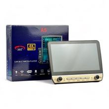 Магнитола двухдиновая A 5 1020 Golden (Android 14, S4+64G, сенсорный экран 10, Mirror Link, FM радио, USB, Bluetooth, GPS)