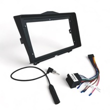 Рамка для магнитолы 9 лада Гранта FL, цвет черный