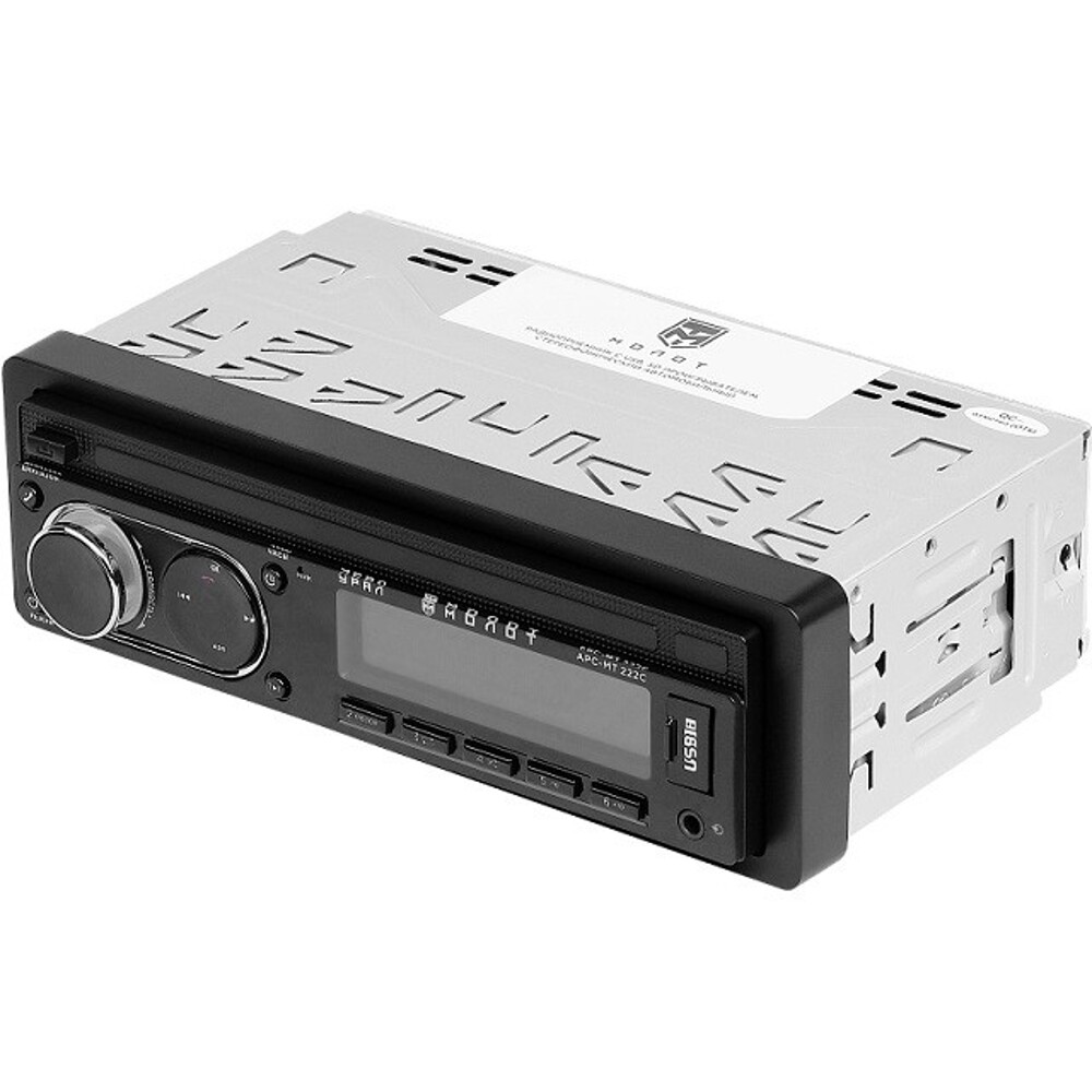 Магнитола арс-мт 222с подсветка синяя, 1 din, usb, sd/mmc проигрыватель c Bluetooth Магнитола арс-мт 222с подсветка синяя, 1 din, usb, sd/mmc проигрыватель c Bluetooth