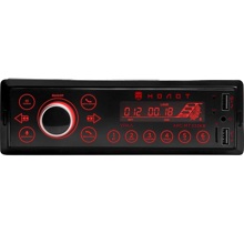 Магнитола арс-мт 333к подсветка красная, 1 din, usb, sd/mmc проигрыватель c Bluetooth