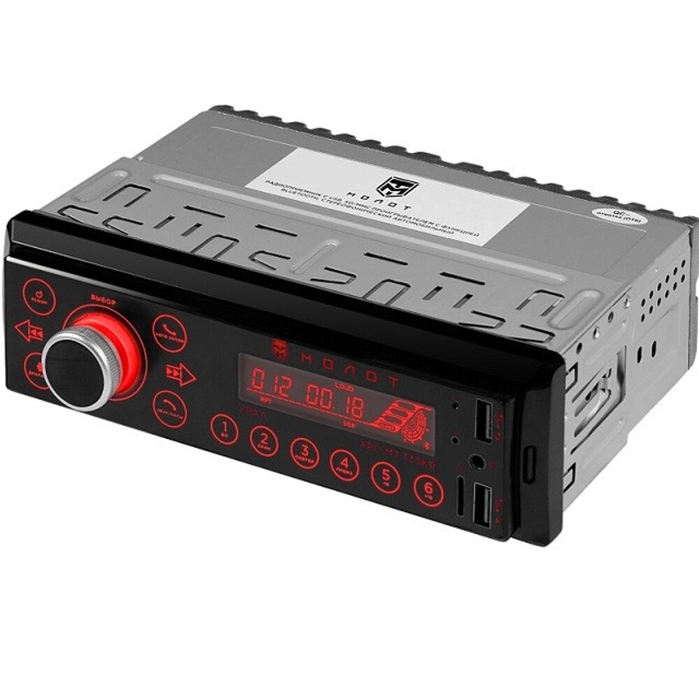 Магнитола арс-мт 333к подсветка красная, 1 din, usb, sd/mmc проигрыватель c Bluetooth Магнитола арс-мт 333к подсветка красная, 1 din, usb, sd/mmc проигрыватель c Bluetooth