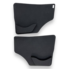 Обшивка дверей на газель, эко-кожа, цвет)чёрныйподиум глухая