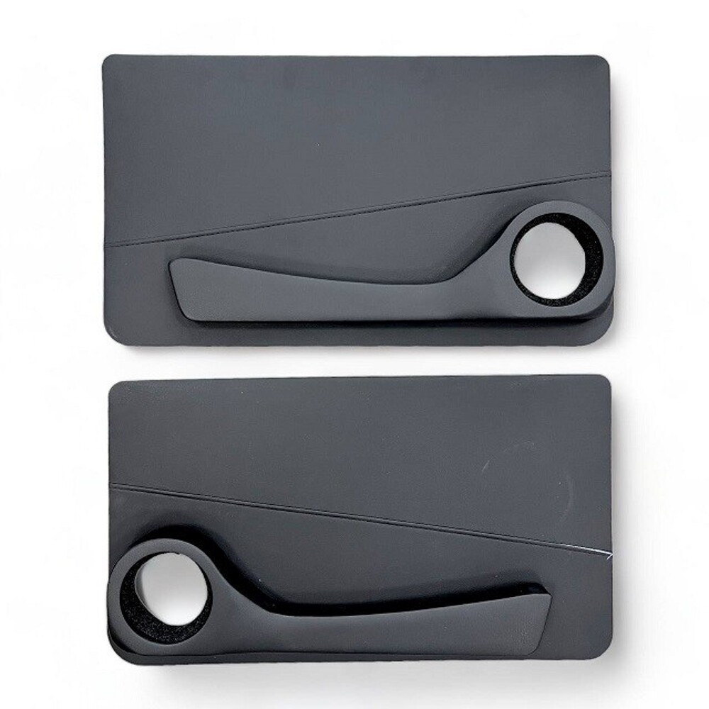 Обшивка дверей на ваз 2101-2107, эко-кожа, цвет чёрный, строчка чёрная Обшивка дверей на ваз 2101-2107, эко-кожа, цвет чёрный, строчка чёрная