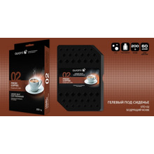 Ароматизатор SEAT DOWN гелевый бодрящий кофе 200 г/12