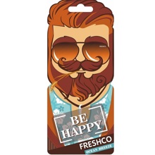 Ароматизатор Елочка Территория Мужчин BE HAPPY, с ароматом Океанский бриз