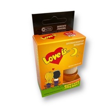 Ароматизатор бочонок love is, с ароматом Цитрусовый рай 8 мл