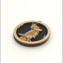 Ароматизатор подвесной деревянный Самурай Круг