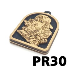 Ароматизатор подвесной деревянный Девушка тату