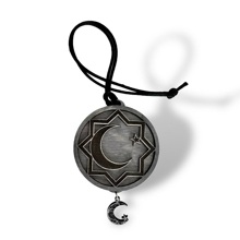 Ароматизатор подвесной премиум дерево полумесяц звезда, без запаха