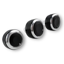 Ручки блока отопителя Гранта Хром (комп.3 шт)