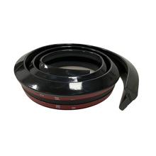 Спойлер резиновый универсальный глянец черный 3.5см