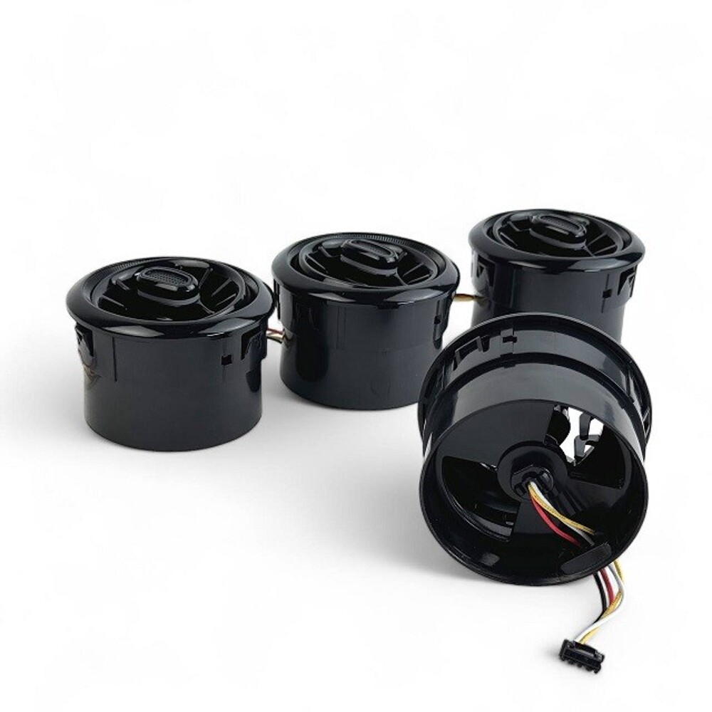 Дефлектор регулируемый под MB черный с RGB подсветкой (4шт комплект) Дефлектор регулируемый под MB черный с RGB подсветкой (4шт комплект)