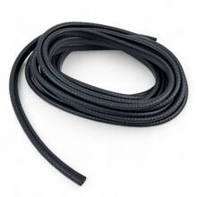 Молдинг универсальный, защитный двери автомобиля черный (5м)