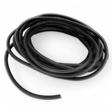 Молдинг универсальный, защитный двери автомобиля черный (5м)