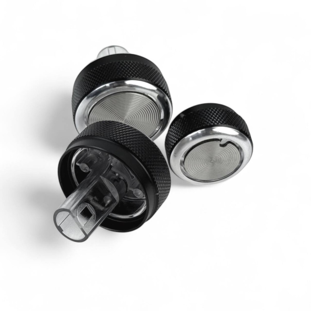 Ручки блока отопителя Гранта Хром нового образца (комп.3 шт) Ручки блока отопителя Гранта Хром нового образца (комп.3 шт)