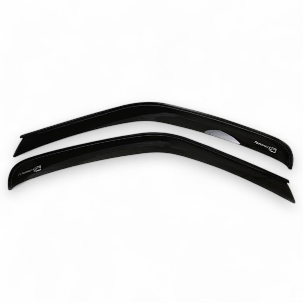 Дефлекторы длинные на боковые стекла для газель next, газон next черные (к-т 2шт) Дефлекторы длинные на боковые стекла для газель next, газон next черные (к-т 2шт)