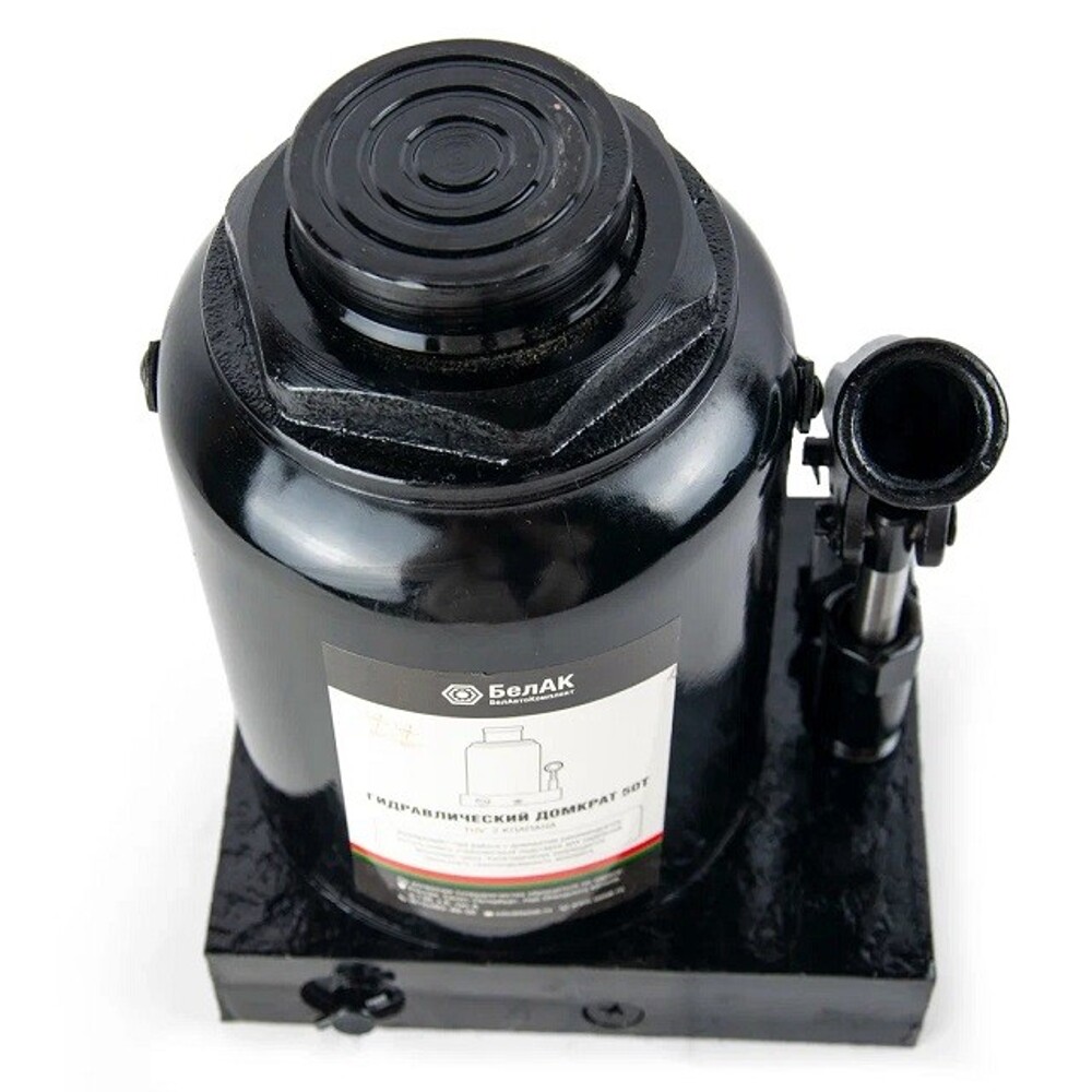 Домкрат гидравлический бутылочный двухклапанный 50 т 465 мм Домкрат гидравлический бутылочный двухклапанный 50 т 465 мм