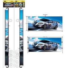 Шторка Солнцезащитная Светоотражающая 130*53 с рисунком LR-53L-4 (C8)